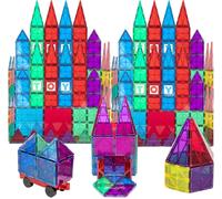 Playmags Imán Edificio Figuritas Juego para Niños - 56 Piezas Fuerte 3D Bloque