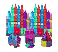 Playmags - Kit de construcción de Azulejos magnéticos de Color Claro, Juego de 6 Piezas galardonado, Juguetes magnéticos Stem para desarrollar Habilidades, Creatividad, imán Colorido