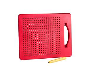Playmags Magna Diseño de Dibujo y Tableta de Dibujo Bolas magnéticas integradas, lápiz óptico y Tablero de Transporte para niños de 3 años o más