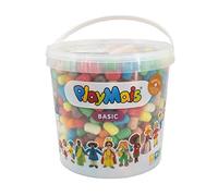 PlayMais Basic 1000 set de manualidades para niños a partir de 3 años I Artesanías coloridas I Juguetes naturales I Fomenta la creatividad y la motricidad I Regalo para niñas y niños