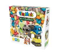 Playmais Basic Mi Primer Juego de Construcción I Jueguete para niñas y niños a Partir de 3 años I Juego de Manualidades con 650 Piezas, Accesorios e Instrucciones I Creatividad y motricidad Fina