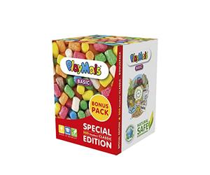 PlayMais BONUS PACK Basic para niños a partir de 3 años | Juguete de motricidad con 500 PlayMais | Estimula la creatividad y la motricidad fina