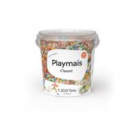 Playmais Classic 1200 Cubos | 1200 piezas | Juego de manualidades | Juguete natural | Incluye esponja, cuchillo de manualidades | vegano, responsable y seguro para niños y medio ambiente | a partir de