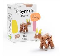 Playmais Classic Cow | 90 Playmais Teile | Bastelset | natürliches Spielzeug | Zubehör: Schwämmchen