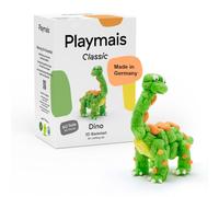 Playmais Classic Dino | 90 Playmaisteile | Bastelset | natürliches Spielzeug | INKL. Schwämmchen