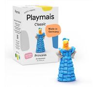 Playmais Classic Princess | 90 piezas | Kit de manualidades | Juguete natural | Incluye esponjas | vegano, responsable y seguro para niños y medio ambiente | a partir de 3 años