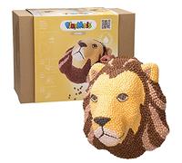PlayMais- Home Design Lion Trophy Juego de Manualidades, Color Amarillo (león) (160741)