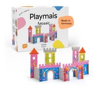 Playmais Mosaic Castle | 8000 piezas | Kit de manualidades | Juguetes naturales | Incluye esponja, 14 cajas de cartón precortadas | vegano, responsable y seguro | a partir de 5 años