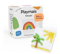 Playmais Mosaic Princess | 2300 piezas | Kit de manualidades | Juguete natural | Incluye esponja, 6 plantillas de diseño | vegano, responsable y seguro para niños y medio ambiente | a partir de 3 años