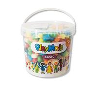 PlayMais Basic 500 Juego de construcción para niños y niñas a Partir de 3 años | Cubo con 500 estimula la Creatividad y la motricidad peques | Made in Germany