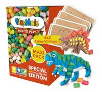 PlayMais PACK MAXI - Fun to play Dinosaur para niños a partir de 3 años | Juguete de motricidad con 1000 PlayMais & Plantillas de manualidades | Estimula la creatividad y la motricidad fina