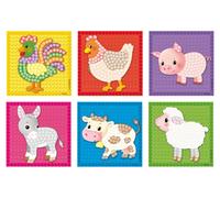 PLAYMAIS Pequeño mosaico, con coloridos motivos. (Pequeña granja)