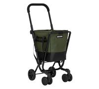 Playmarket Easy Go Carro de la Compra Plegable con Bolsa extraíble (Black Pepper-Olive)