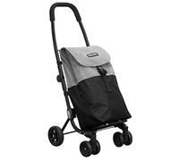 Playmarket Go Four- Carro de Compra Ligero,plegabley con Ruedas Convertibles de 4 a 2, Capacidad 43L