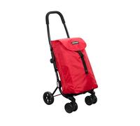 Playmarket Go Four Carro De La Compra, 4 Ruedas, Plegable, Rojo