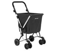 Playmarket We Go Basic Carro de la Compra, 50 litros, Poliéster, Gris Marengo, 97 cm
