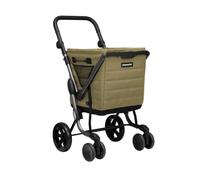 Playmarket We Go Premium. Carro de la Compra Ligero y Plegable. Textil Impermeable sostenible. Manillar Regulable y Ruedas traseras giratorias. Capacidad 55L (Dijon D4)