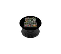 Playmat Dad Back Toy Car Road Map Niños PopSockets PopGrip Adhesivo