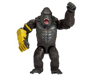 PlayMates Godzilla x Kong - Guante de 6 Pulgadas con B.E.A.S.T Toys | Godzilla X Kong Monsterverse - Figura de acción de 6 pulgadas, serie básica, Kong con guante de bestia
