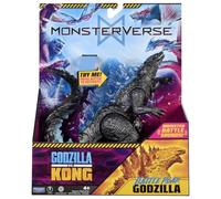 Playmates MonsterVerse Godzilla vs Kong Battle Roar Godzilla Figura | Sonidos, elementos móviles, figura de 18 cm, para niños de 4 años, pilas en el set