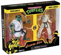 PlayMates TMNT X Cobra Kai Michelangelo VS Daniel LARUSSO AF 2PK