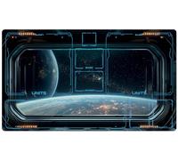 PLAYMATS- Star Wars Unlimited para 1 Jugador, Alfombrilla Grande, Vista de Nave Espacial, Color, 24" x 14" / 61x35,5cm (K087)
