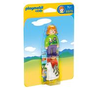 PLAYMOBIL 1.2.3-1.2.3 Mujer con Gato (6975)