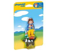 PLAYMOBIL 1.2.3-1.2.3 Mujer con Perro (6977)