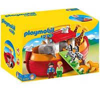 PLAYMOBIL 1.2.3 6765 Arca de Noé Maletín, A Partir de 18 Meses