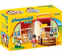 PLAYMOBIL 1,2,3 70180 Mi Primera Granja Maletín, a partir de 18 Meses