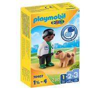 Playmobil 1.2.3 veterinario con perro