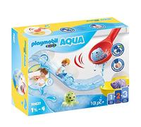 PLAYMOBIL 1.2.3 Aqua 70637 Diversión en la Pesca con Animales del Mar, Juguete de baño para niños pequeños, con Peces flotantes, Primer Juguete para niños de 1,5 a 4 años