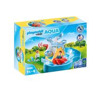 PLAYMOBIL 1.2.3 Aqua Bebé Niño Agua Rueda Carousel Juguete 18+ Meses 70268 Nuevo