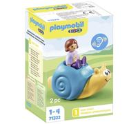 Playmobil 71322 1.2.3 Rocking Snail with Rattle Feature, Developmental early lea
