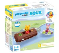 PLAYMOBIL 1.2.3 & Disney 71415 Aventura en el Agua con Winnie & Piglet, a Partir de 1 año