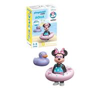 PLAYMOBIL 1.2.3 & Disney 71416 Viaje a la Playa de Minnie, a Partir de 1 año