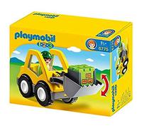 PLAYMOBIL 1,2,3 Excavador Cargador de Rueda Colores, Miscelánea (6775) Más Colores
