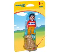 Playmobil Figura 1.2.3 Hombre con Perro (9256)