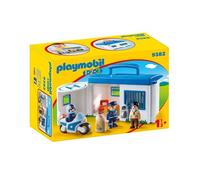 PLAYMOBIL 1.2.3 - Comisaría de policía portátil