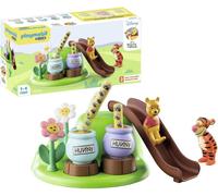 Playmobil 1.2.3 - Winnie the Pooh y Tigger con jardín de abejas
