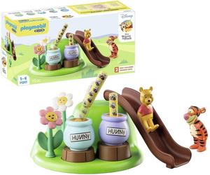 Playmobil 1.2.3 - Winnie the Pooh y Tigger con jardín de abejas