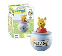PLAYMOBIL 1,2,3 y Disney 71318 Winnie The Pooh Tarro de Miel, Juguetes educativos para niños pequeños, Juguete para niños a Partir de 18 Meses
