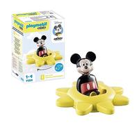 PLAYMOBIL 1,2,3 y Disney Mickey Sol Giratorio, Juguetes para Regalar y Divertidos Juegos de rol imaginativos, Juguete para niños a Partir de 12 Meses