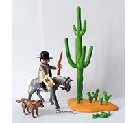 PLAYMOBIL 1003 - Sheriff con caballo, perro, serpiente y accesorios (embalaje de aluminio)
