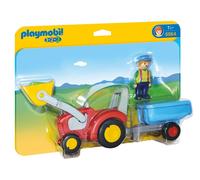 PLAYMOBIL 123 Tractor Con Remolque Bebés Niños Aprender 'N' Play 6964
