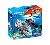 PLAYMOBIL Scooter de buceo en una operación de rescate