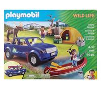 Playmobil Set de juego Vida Salvaje Excursiones de Aventureros y Camping 5669 con Pick-Up