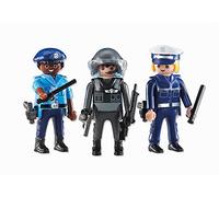 Playmobil 6501-2 Policíers y 1 Policière - Embalaje Plástico, Sin Caja de Cartón