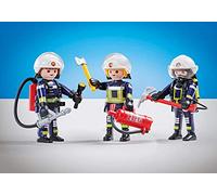 Playmobil 6586 - 3 Bomberos Equipo B - Embalaje de plástico, sin Caja