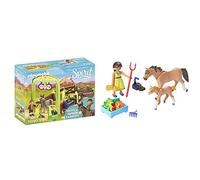 PLAYMOBIL 70120 - Spirit - Zanahoria Meche et Monsieur con Caja - Nuevo para 2019 & 70122 - Spirit - Apo con Caballo y Potro - Nuevo para 2019